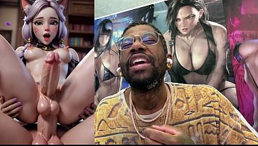Perky Nipple Naughty Talking Transgender Furry Girl Gets Ass Fucked, Ai Generated thumbnail