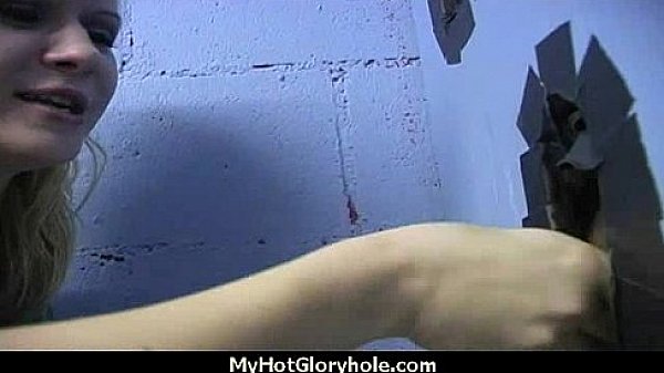 Ebony Teen Cleaning All The Cocks At Gloryhole 3 thumbnail