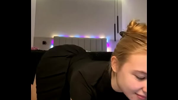 Masturbating and bouncing natural tits