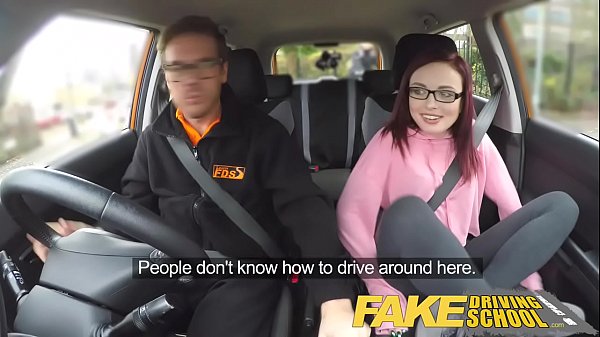Nonton Fake Driving School - Wild Ride With American College Student Who Lets Her Teacher Cum Inside Her Tight Teen Pussy thumbnail