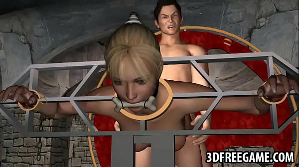 Nonton Restrained 3d Blonde Babe Getting Fucked Hard thumbnail