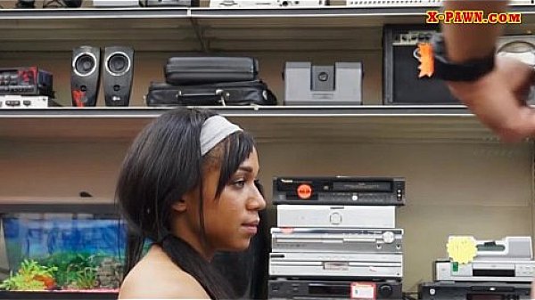 Muscular chick gets fucked by pawn dude 