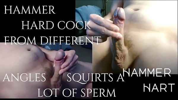 Hammer Hard Cock From Different Angles Squirts A Lot Of Sperm