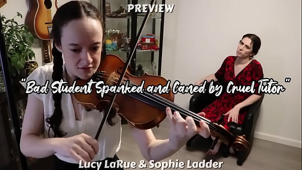 Bad Student Spanked And Caned By Cruel Tutor Sophie Ladder thumbnail