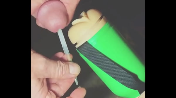 Swallowing Many Loads of My Own Cum From A Glass Straw - Sounding For My Cum