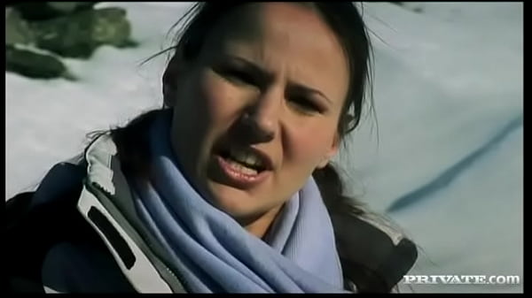 Claudia rossi takes a break from skiing to gobble some cock 