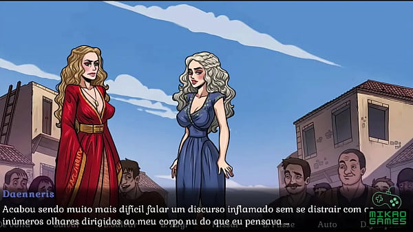 Nonton Jogo Parodia De Game Of Thrones Ep 24 Loira, Milf E Ruiva Montando No Dildo thumbnail