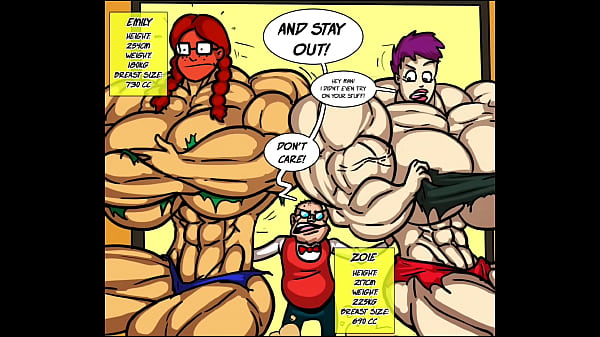 Zoie vs Emily Female muscle growth battle