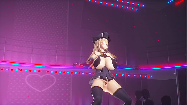 Kancolle Ship Bismarck Shaking Her Ass To The Audience thumbnail