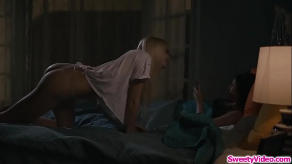 Blonde Lesbian Detective Fingering Her Brunette Girlfriend thumbnail