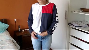 Nonton Big Load In My Stepmom's Hairy Pussy After We Masturbated, I Want To Fuck Her thumbnail