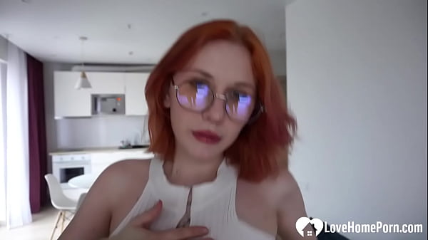 Redhead With Big Boobs Lets Me Fuck Her Hard thumbnail