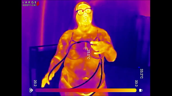 First Time LOCKED in Chastity Belt! Thick BBW Ass Fingered Deep Then Stuffed with 2 HUGE Butt Plugs Thermal POV (4K Landscape)