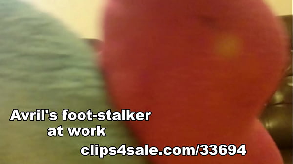 Avril Gives Order To Her Stalker To Smell Her Smelly Socks And Feet thumbnail