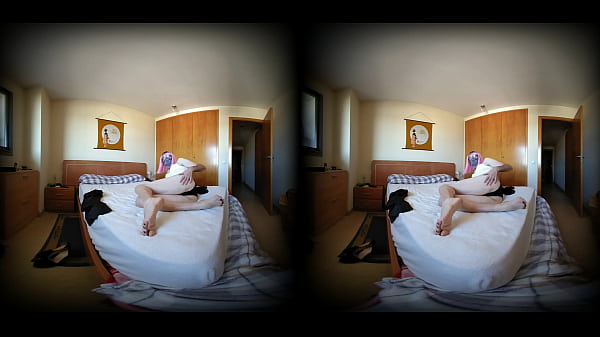 Femboy In Bedroom [vr180] thumbnail