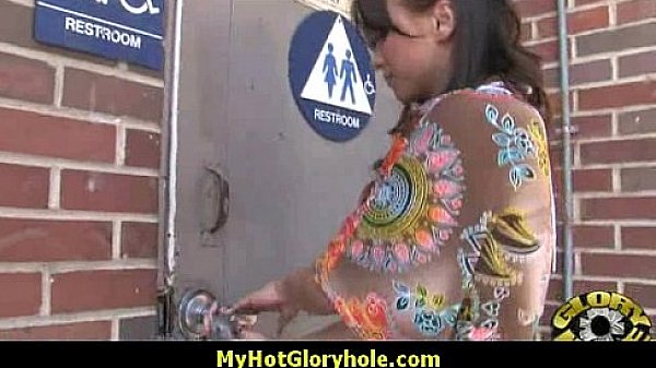 Interracial - White Lady Confesses Her Sins at Gloryhole 2 