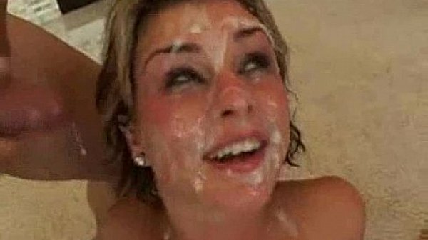 Hot Blonde Bathing With Cum thumbnail