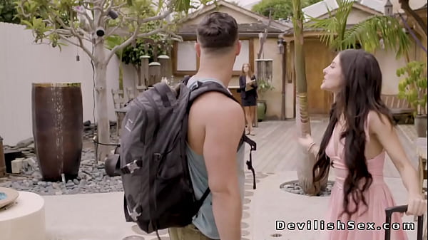 Nonton At The Pina Colada Resort On A Hot Day Sexy Couple Seth And Theodora Day Rent A Room And Start With Oral Sex Then Continue With Hardcore thumbnail