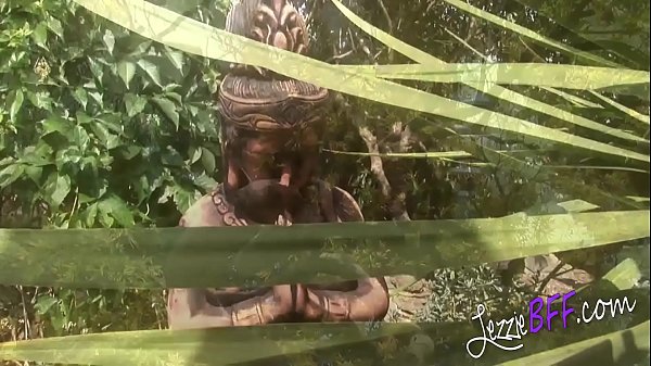 Lezzie BFF - Public 3-Way for Lesbian Big Tits Sluts 