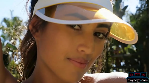 Tiny Latina Teen Model Shows Off Her Tight Petite Body Outdoor In The Sun thumbnail