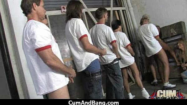 Extreme Interracial Gangbang - Sexy Ebony Hottie Group Sex 30 thumbnail