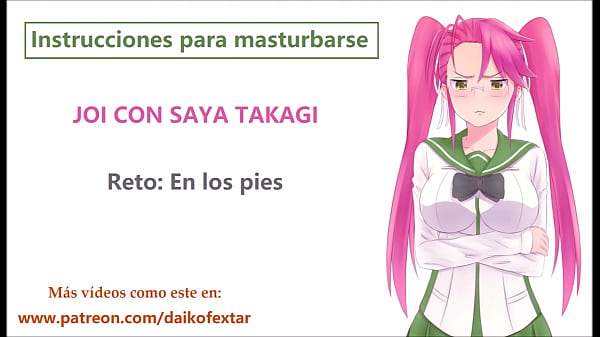 Juego para masturbarse con Saya Takagi, JOI voz espa&ntilde;ola. 