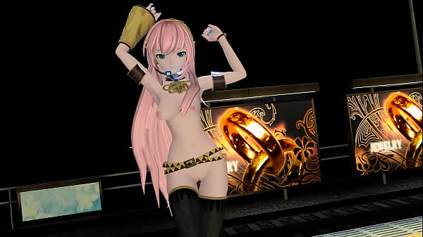 Naked dance Megurine Luka Project Diva video by Nutsuki Suu