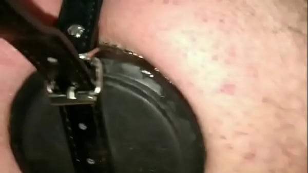 Huge 4.25 Inch Wide Butt Plug Harnessed In My Ass thumbnail