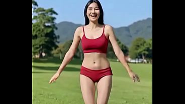 Woman All Naked Being Happy Ai Video thumbnail