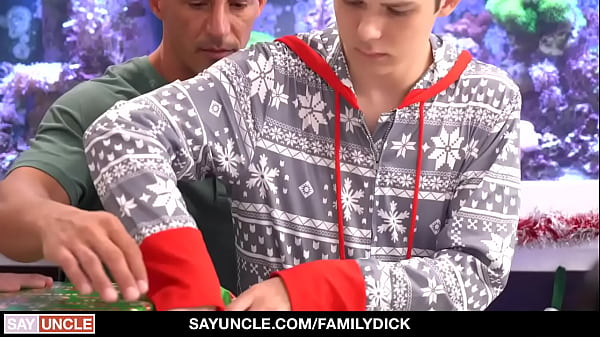 Stepsons Giving Stepdad Some Christmas Joy thumbnail