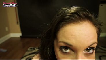 Ryann Tiny Brunette College Girl Eager Rimjob Bj Passion Swallow! thumbnail