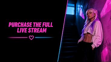 1 hour live, destroying my ass with this huge red dragon dildo - Bonnie Nympha