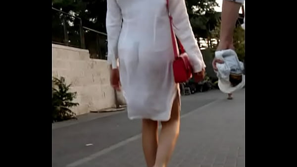 Woman in almost transparent dress - PORNORAMA.COM