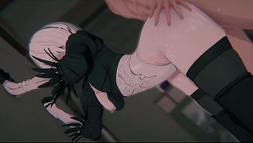 [3d Hentai] 2b's "logic Virus": Bound Android & Pov Sandwich Dp (4k/60fps) thumbnail