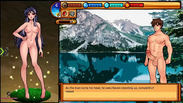 Witch Going Have A Bath On The Lake. thumbnail