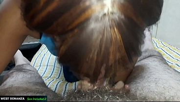 MEXICAN LATINA BLOWJOB - She Sucks My Cock Dry 