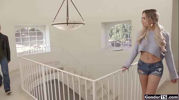 Shemale Babysitter Emma Rose Has A Guy Watching Her Taking A Nap.he Wants To Jerk Off On Her And The Tgirl Lets Him.the Trans Sucks And Anal Rides thumbnail