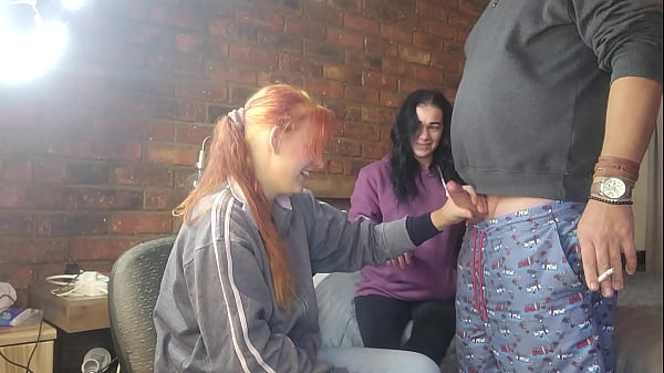 Amateur Two Girls Jerking Me Off thumbnail