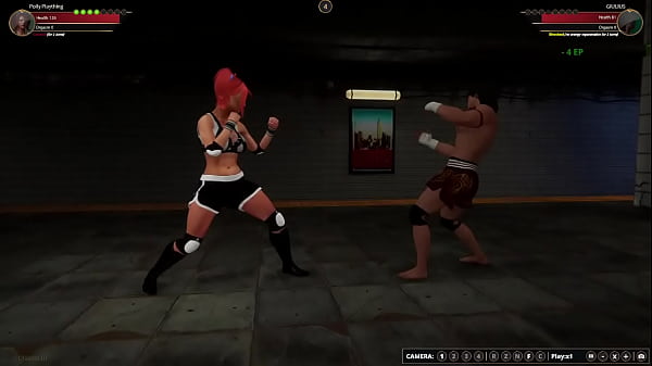 Polly Vs Giulius [nf3d Mixed Mma Battle Femdom] thumbnail
