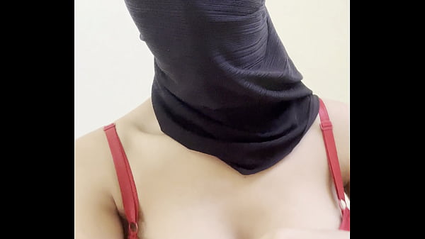 Arab Hijab Girl in Niqab Teases Her Big Boobs and Perfect Round Tits