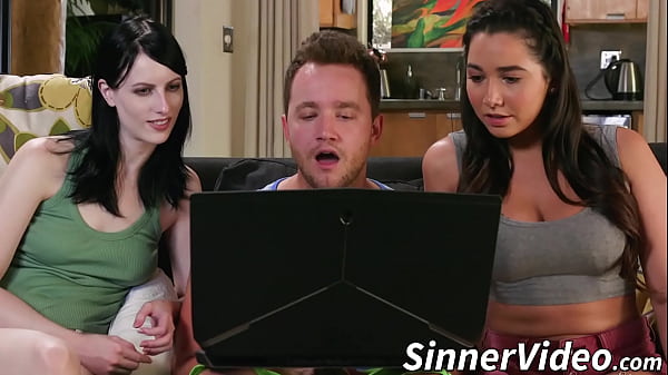 Stepson Gets Caught Jerking Off By Stepmom Who Helps Him Out By Sucking His Cock And Fucking Him. She Rides Him Like A Cowgirl And He Cums On Her Face thumbnail