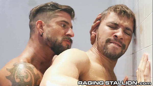 Gay Hunks Fuck Hard In The Shower thumbnail