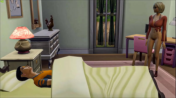 Mom Saw Stepson Masturbating In The Room In Front Of The Computer thumbnail