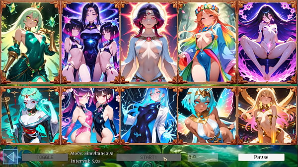 Battle Babes Hentai Game Slideshow - 10 Hot Fantasy Girls ft. Elara, Seraphina &_ Morrigan! 2000  Sexy Anime Cards