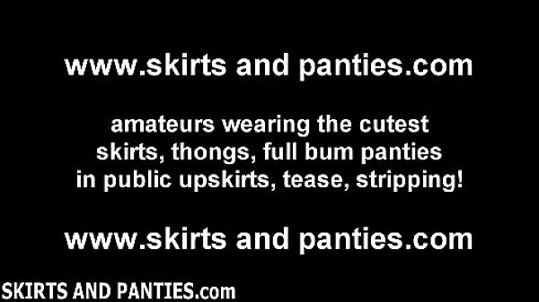 Petite teen Bianka flashing her undies 