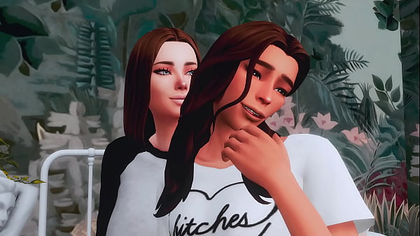 perverted futanari mistress seduced femboys stepson for hard anal sex and deep throat with facefuck sims me hentai sfm 