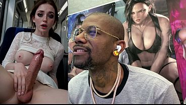 Cute Transgender Teen Wants To Cum On The Bus, Ai Generated thumbnail