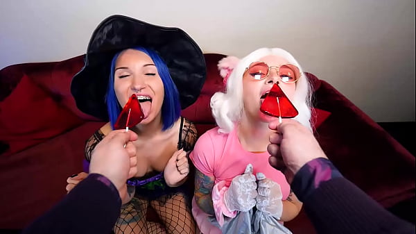 Nonton Halloween Sex With A Neighbor, Anal Gape And Squirt thumbnail