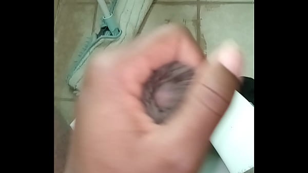 Love to Stroke my small cock in the bathroom