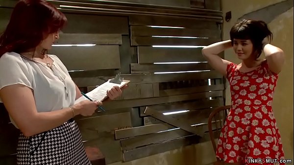 Sadistic Redhead Lesbian Real Estate Agent Bella Rossi Ties Petite Brunette Asian Teen Yhivi And Then Fucks Her Throat And Asshole With Strap On Cock thumbnail